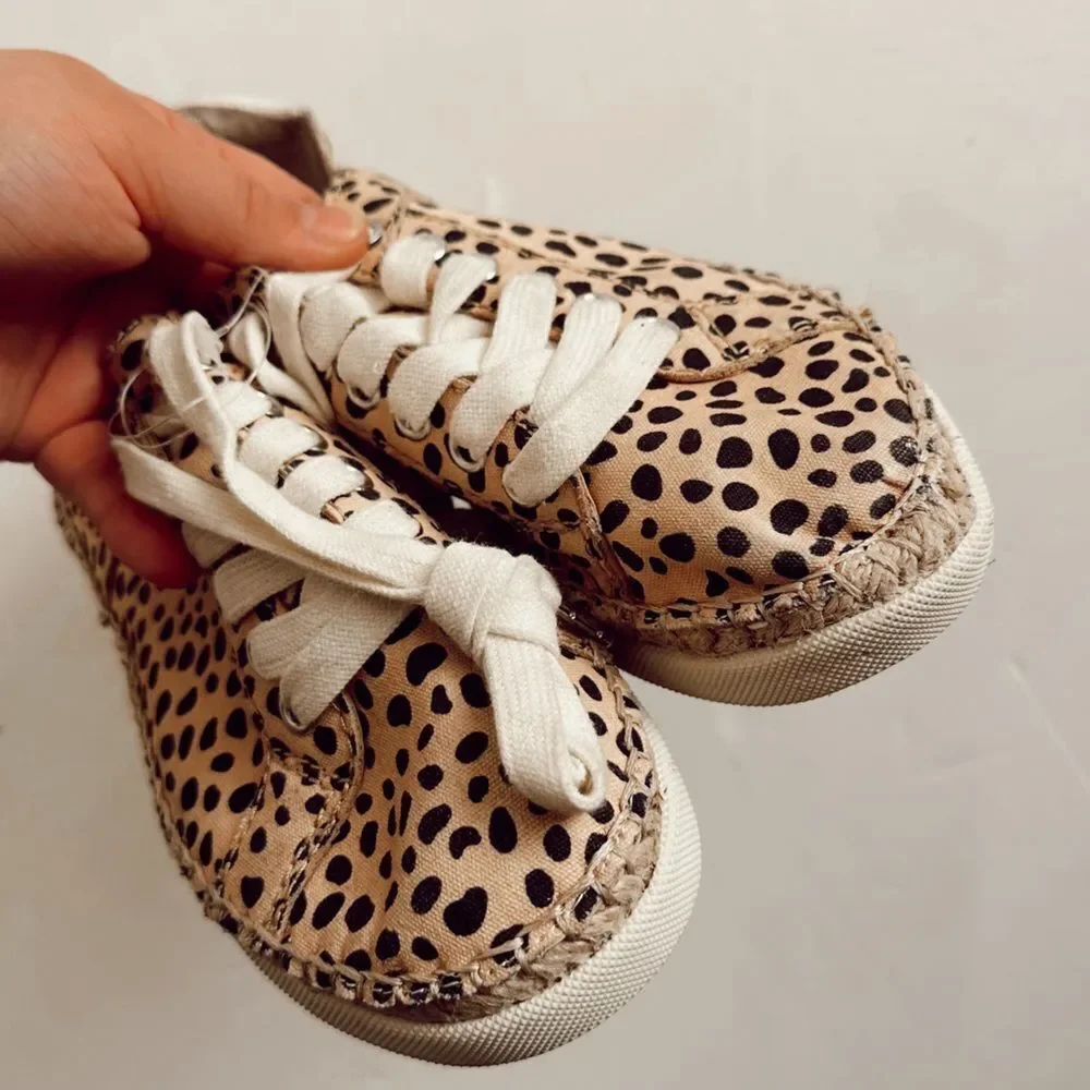 NWOT Dolce Vita Leopard Canvas Morris Shoes Espadrilles